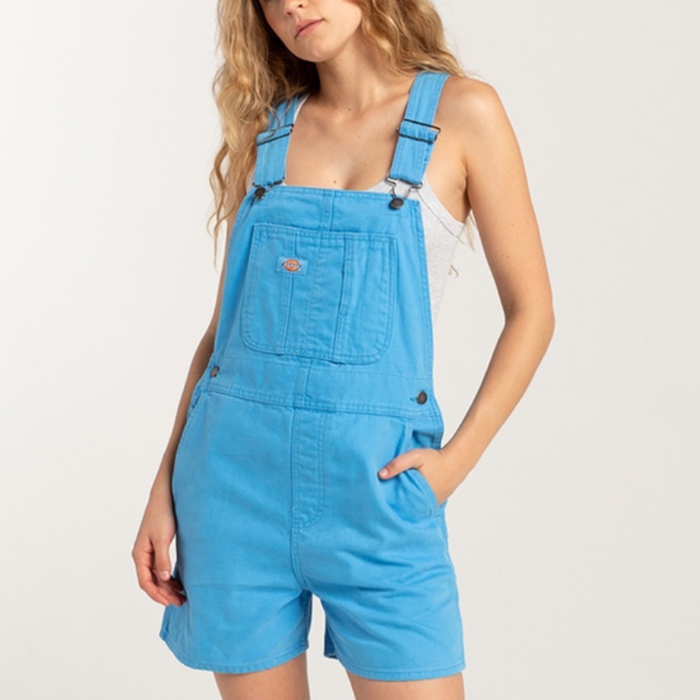 DICKIES Relaxed Fit Duck Bib Womens Shortalls